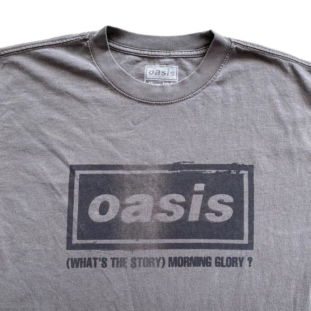 Oasis Live 25 T Shirt Medium What's the Story Morning Glory Tour Rock Band